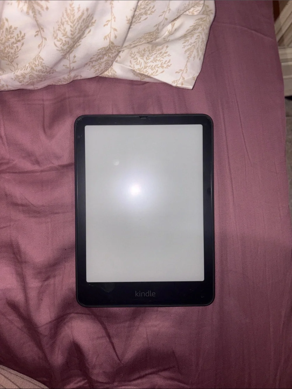 Amazon Kindle e-reader in Dark Purple Protective Cover